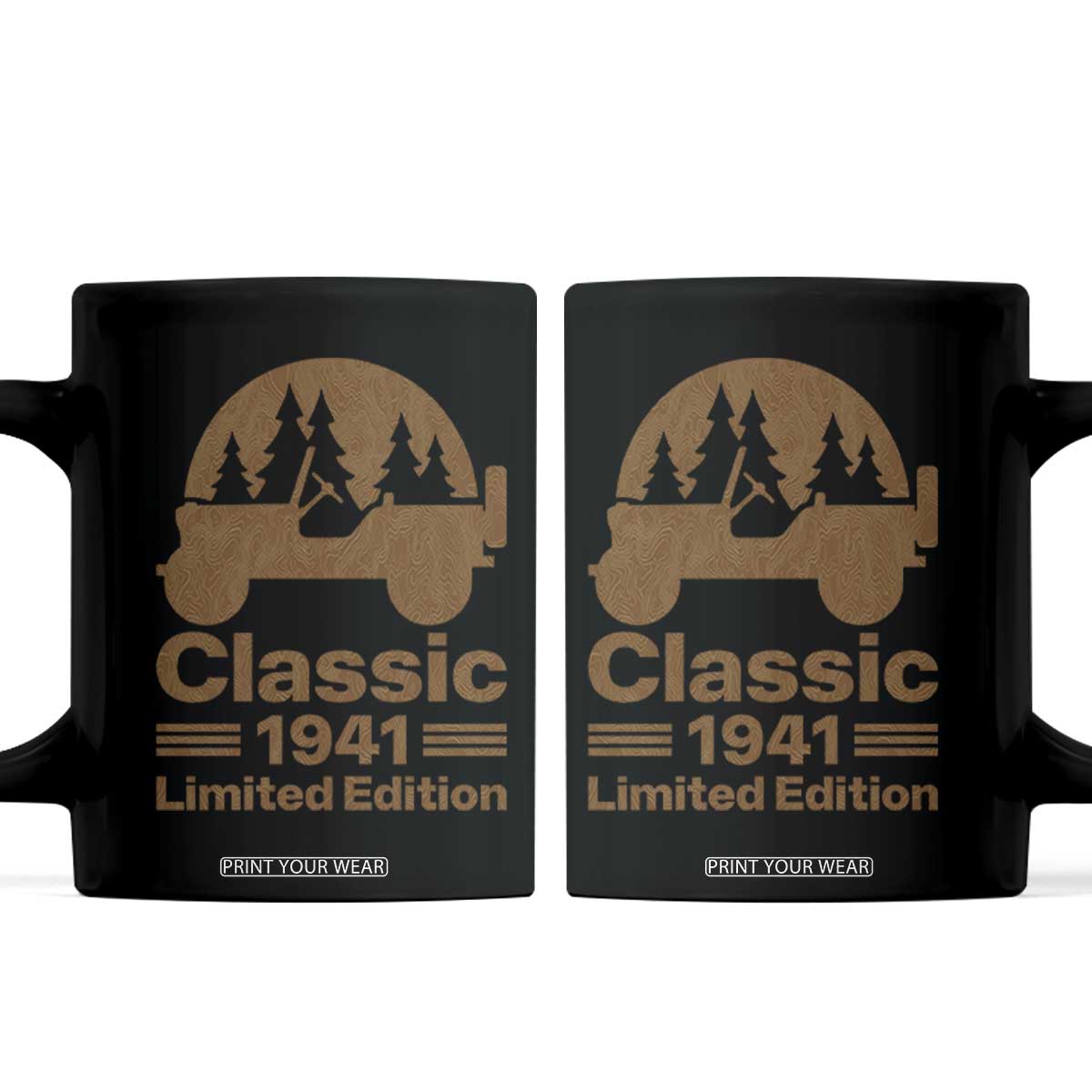 85th Birthday 1941 Limited Edition WWII Military Utility Vehicle Coffee Mug