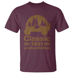 85th Birthday 1941 Limited Edition WWII Military Utility Vehicle T Shirt