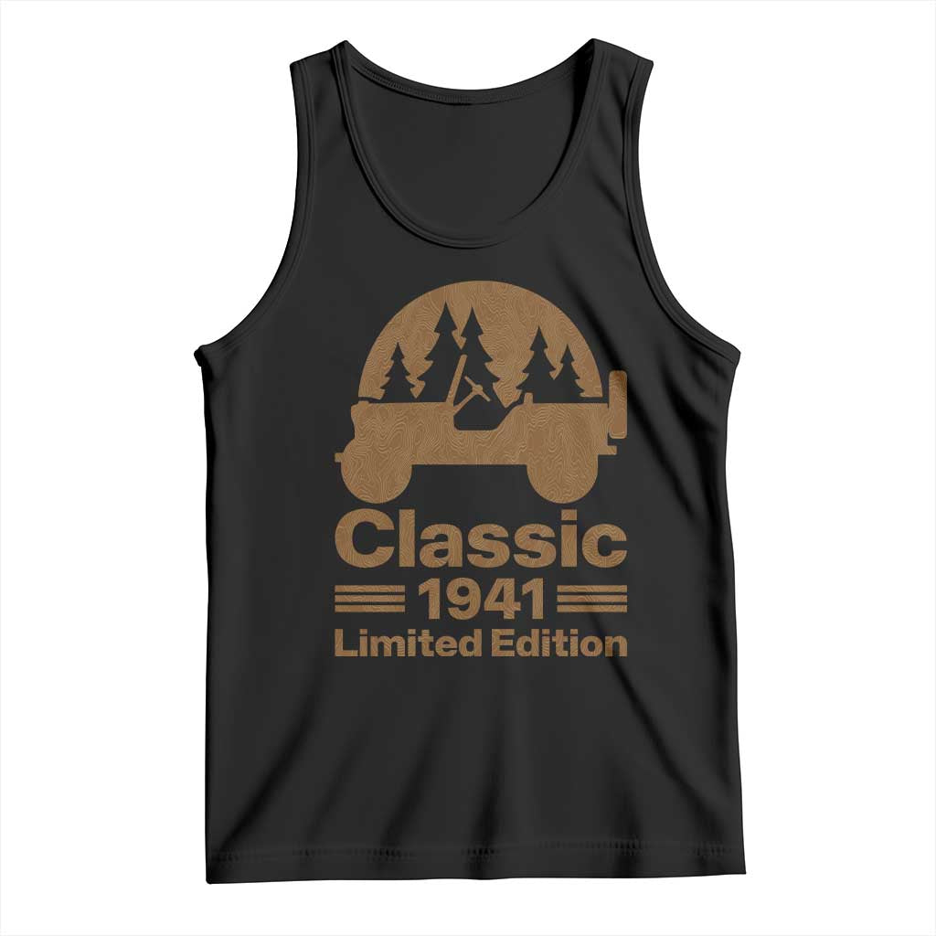 85th Birthday 1941 Limited Edition WWII Military Utility Vehicle Tank Top