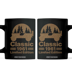 65th Birthday 1961 Limited Edition WWII Military Utility Vehicle Coffee Mug