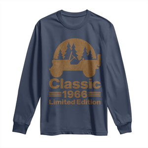 60th Birthday 1966 Limited Edition WWII Military Utility Vehicle Long Sleeve Shirt