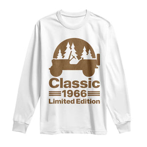 60th Birthday 1966 Limited Edition WWII Military Utility Vehicle Long Sleeve Shirt