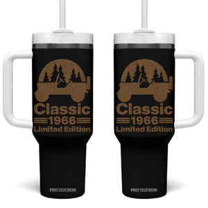 60th Birthday 1966 Limited Edition WWII Military Utility Vehicle Tumbler With Handle