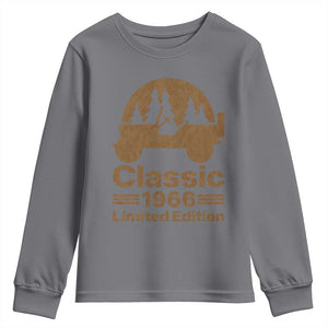60th Birthday 1966 Limited Edition WWII Military Utility Vehicle Youth Sweatshirt