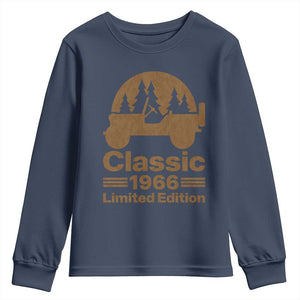 60th Birthday 1966 Limited Edition WWII Military Utility Vehicle Youth Sweatshirt