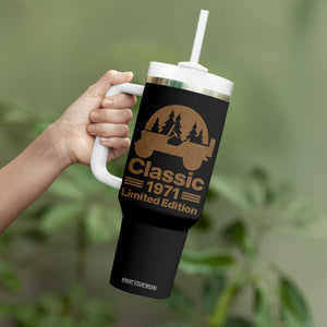 55th Birthday 1971 Limited Edition WWII Military Utility Vehicle Tumbler With Handle
