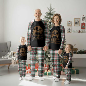 45th Birthday 1981 Limited Edition WWII Military Utility Vehicle Plaid Pajama Set