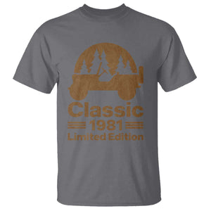 45th Birthday 1981 Limited Edition WWII Military Utility Vehicle T Shirt
