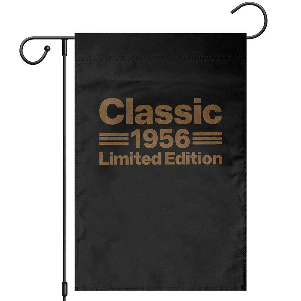 70th Birthday 1956 Limited Edition WWII Military Utility Vehicle Inspo Garden Flag