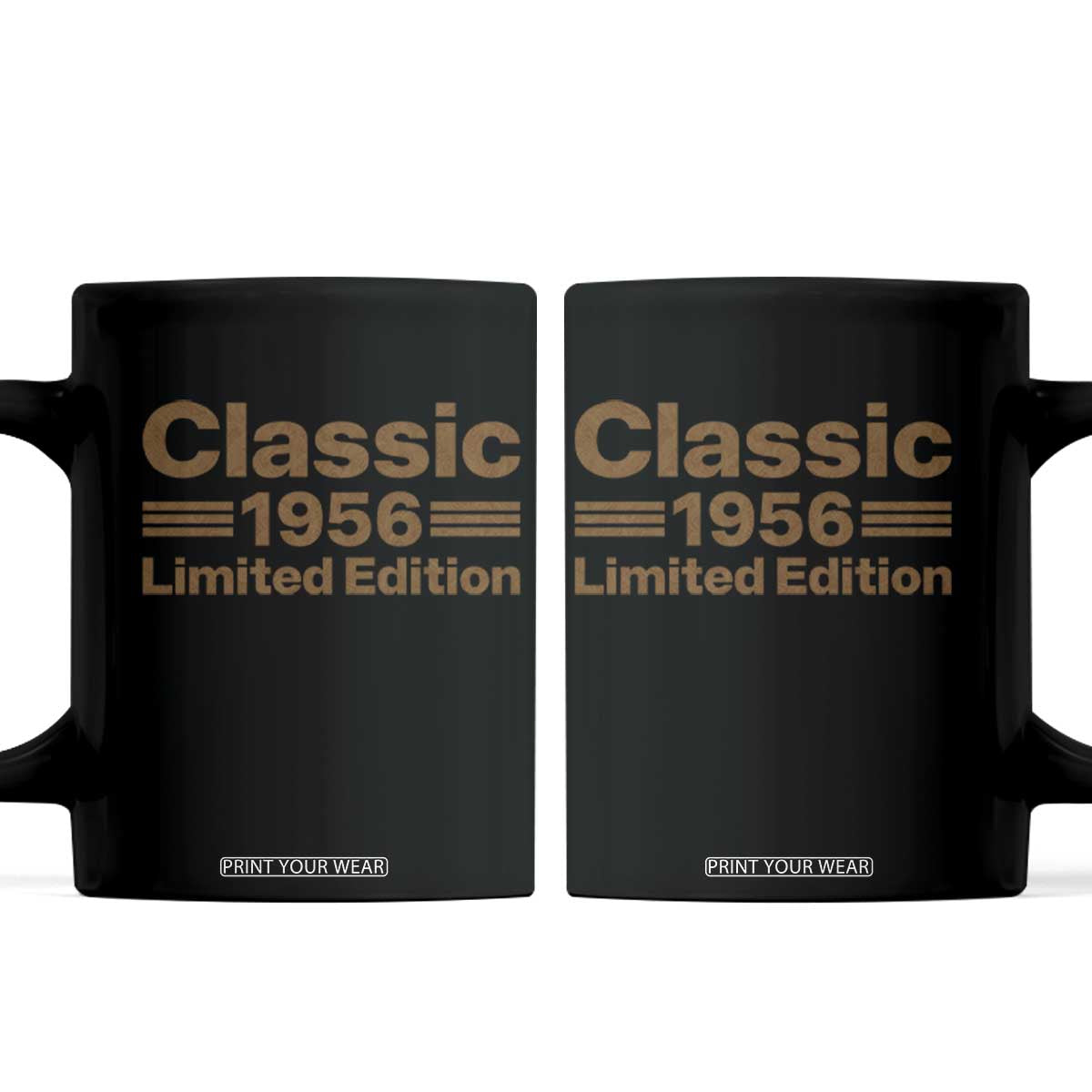 70th Birthday 1956 Limited Edition WWII Military Utility Vehicle Inspo Coffee Mug