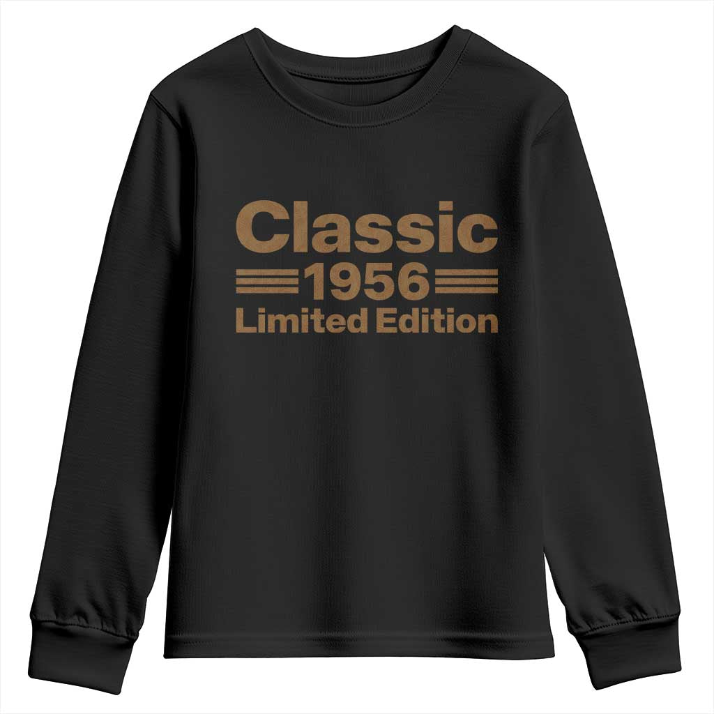 70th Birthday 1956 Limited Edition WWII Military Utility Vehicle Inspo Youth Sweatshirt