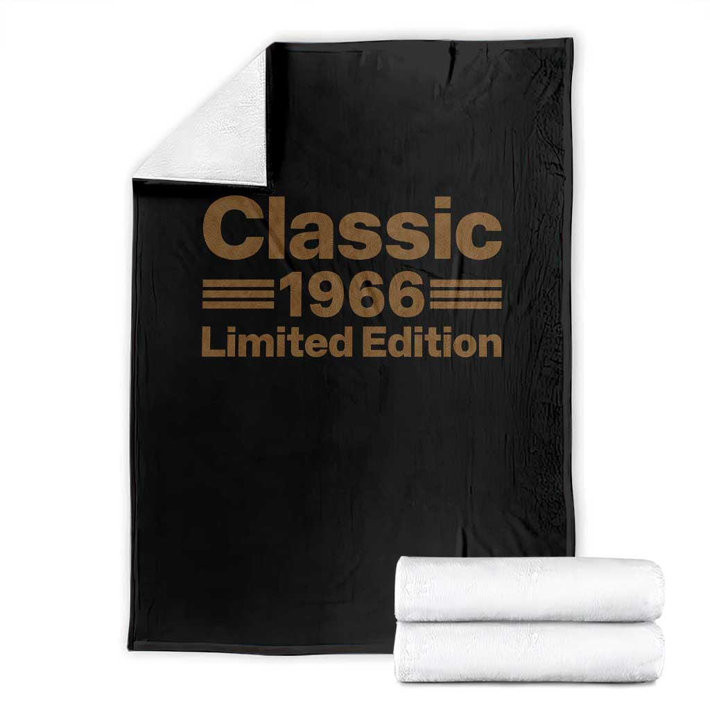 60th Birthday 1966 Limited Edition WWII Military Utility Vehicle Inspo Throw Blanket