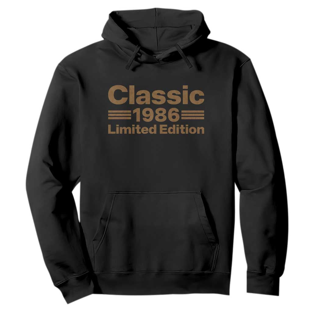 40th Birthday 1986 Limited Edition WWII Military Utility Vehicle Inspo Hoodie