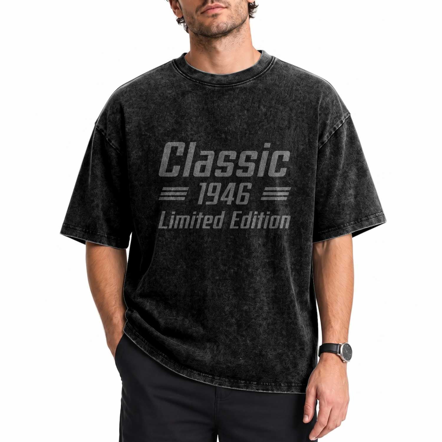 85th Birthday 1941 Limited Edition Classic American Muscle Car Inspo Washed Cotton T-Shirt