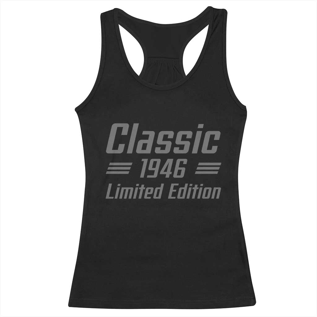 85th Birthday 1941 Limited Edition Classic American Muscle Car Inspo Racerback Tank Top