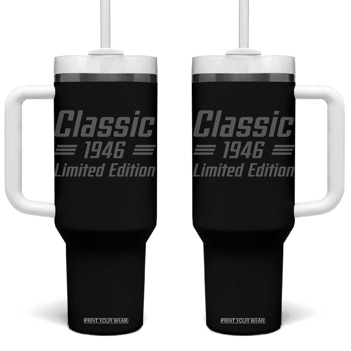 85th Birthday 1941 Limited Edition Classic American Muscle Car Inspo Tumbler With Handle