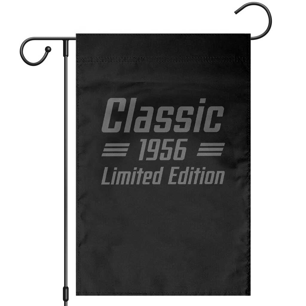 70th Birthday 1956 Limited Edition Classic American Muscle Car Inspo Garden Flag