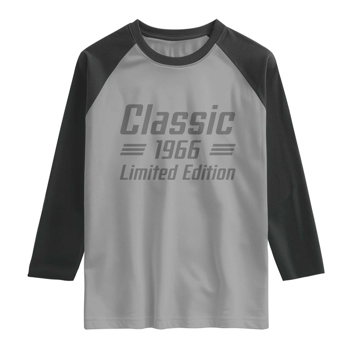 60th Birthday 1966 Limited Edition Classic American Muscle Car Inspo Raglan Shirt