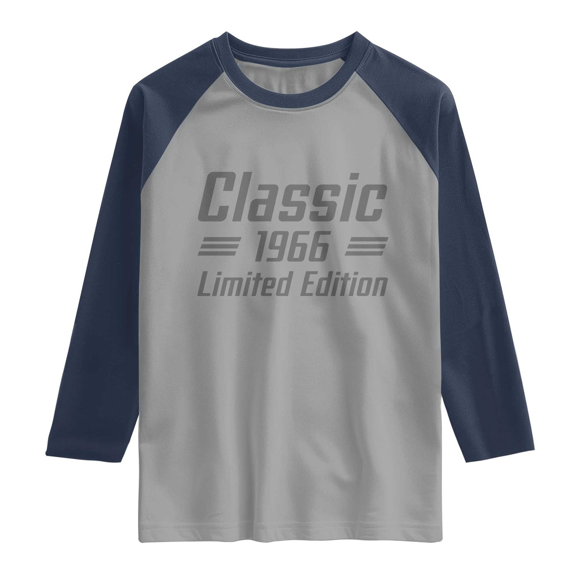 60th Birthday 1966 Limited Edition Classic American Muscle Car Inspo Raglan Shirt