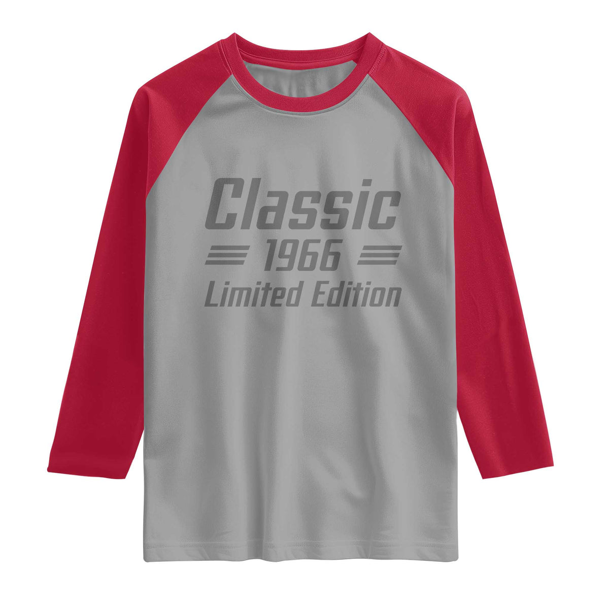 60th Birthday 1966 Limited Edition Classic American Muscle Car Inspo Raglan Shirt