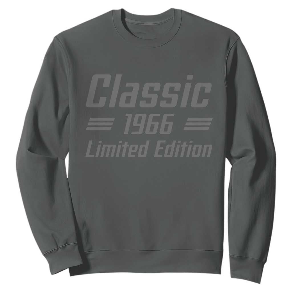 60th Birthday 1966 Limited Edition Classic American Muscle Car Inspo Sweatshirt