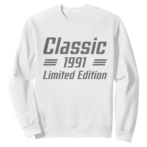 35th Birthday 1991 Limited Edition Classic American Muscle Car Inspo Sweatshirt