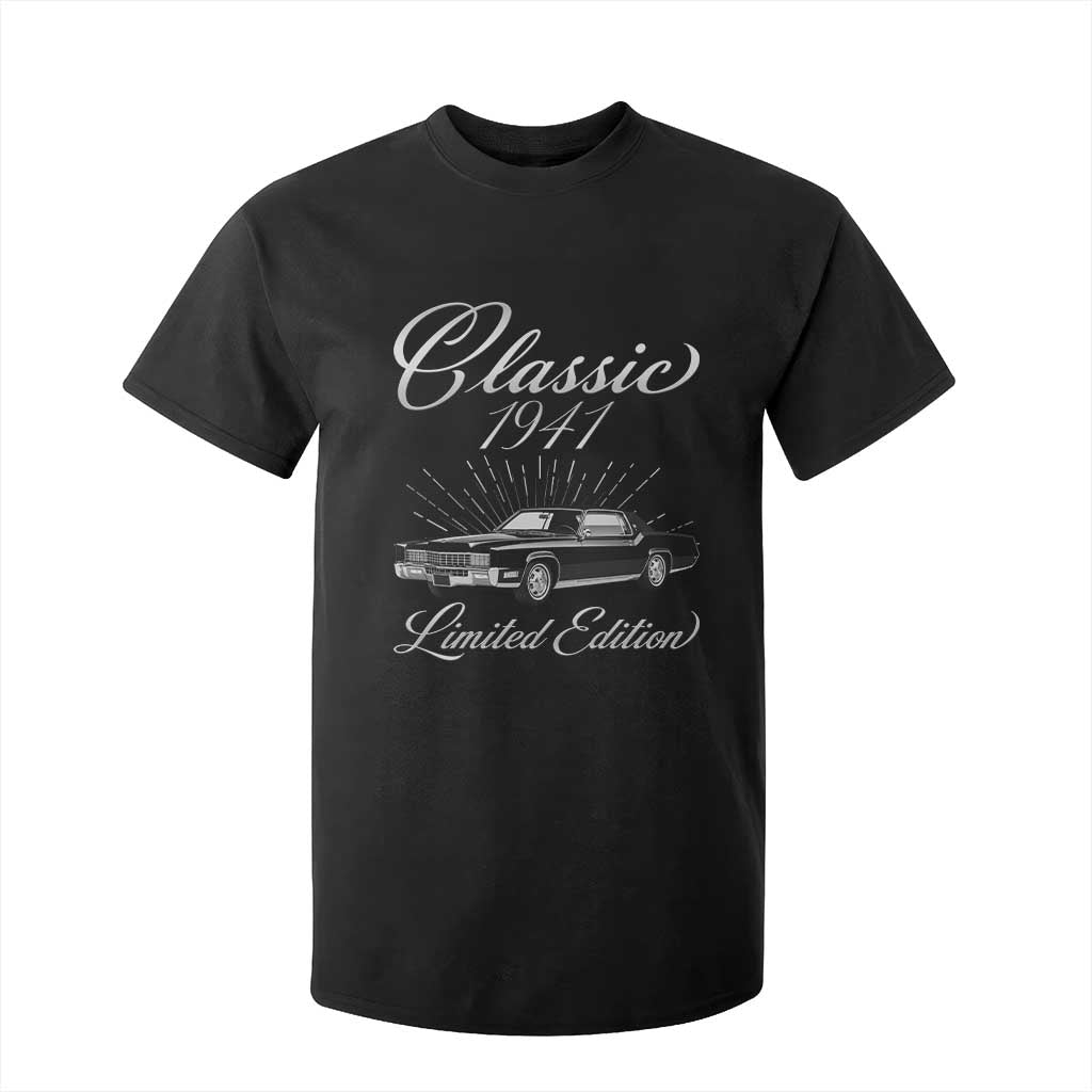 85th Birthday 1941 Limited Edition T Shirt For Kid Vintage Classic American Luxury Car