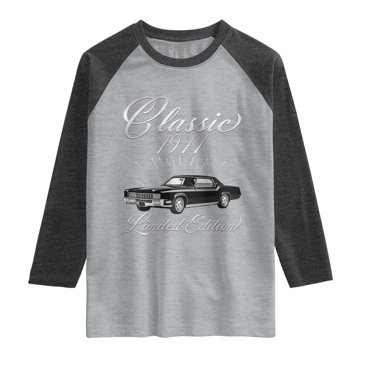 85th Birthday 1941 Limited Edition Raglan Shirt Vintage Classic American Luxury Car
