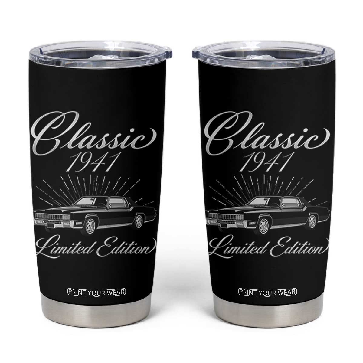 85th Birthday 1941 Limited Edition Tumbler Cup Vintage Classic American Luxury Car