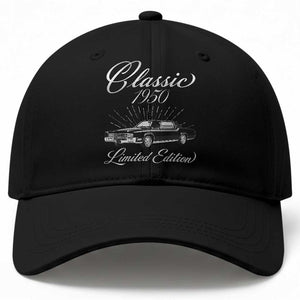76th Birthday 1950 Limited Edition Baseball Cap Vintage Classic American Luxury Car