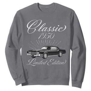 76th Birthday 1950 Limited Edition Sweatshirt Vintage Classic American Luxury Car