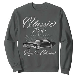 76th Birthday 1950 Limited Edition Sweatshirt Vintage Classic American Luxury Car