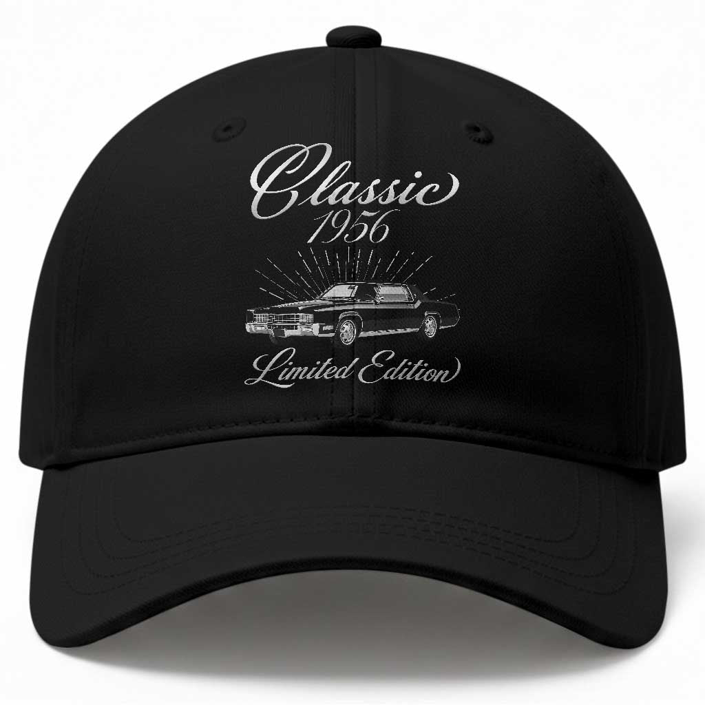 70th Birthday 1956 Limited Edition Baseball Cap Vintage Classic American Luxury Car