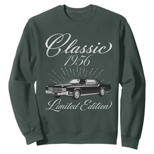 70th Birthday 1956 Limited Edition Sweatshirt Vintage Classic American Luxury Car