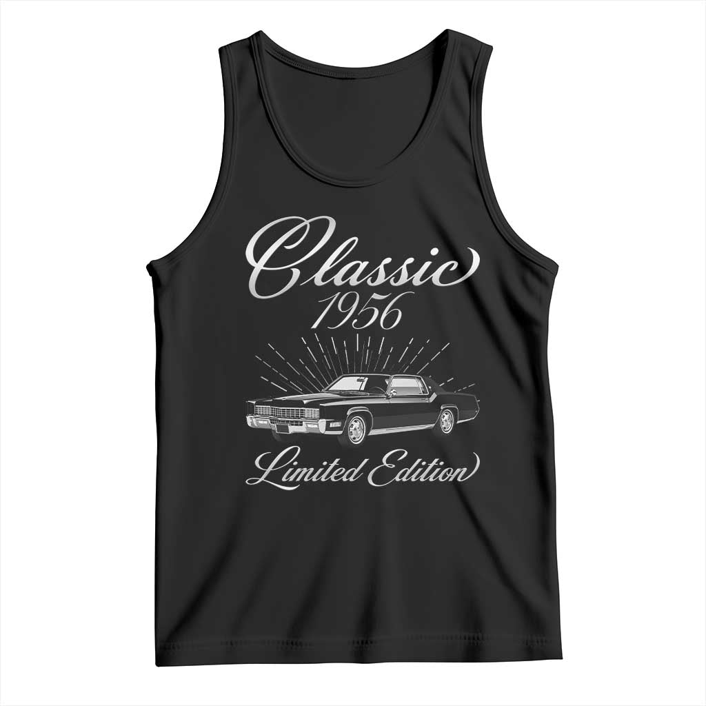 70th Birthday 1956 Limited Edition Tank Top Vintage Classic American Luxury Car