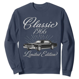 60th Birthday 1966 Limited Edition Sweatshirt Vintage Classic American Luxury Car