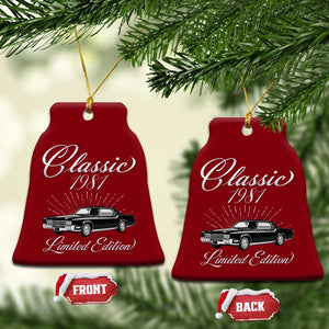 45th Birthday 1981 Limited Edition Ceramic Ornament Vintage Classic American Luxury Car