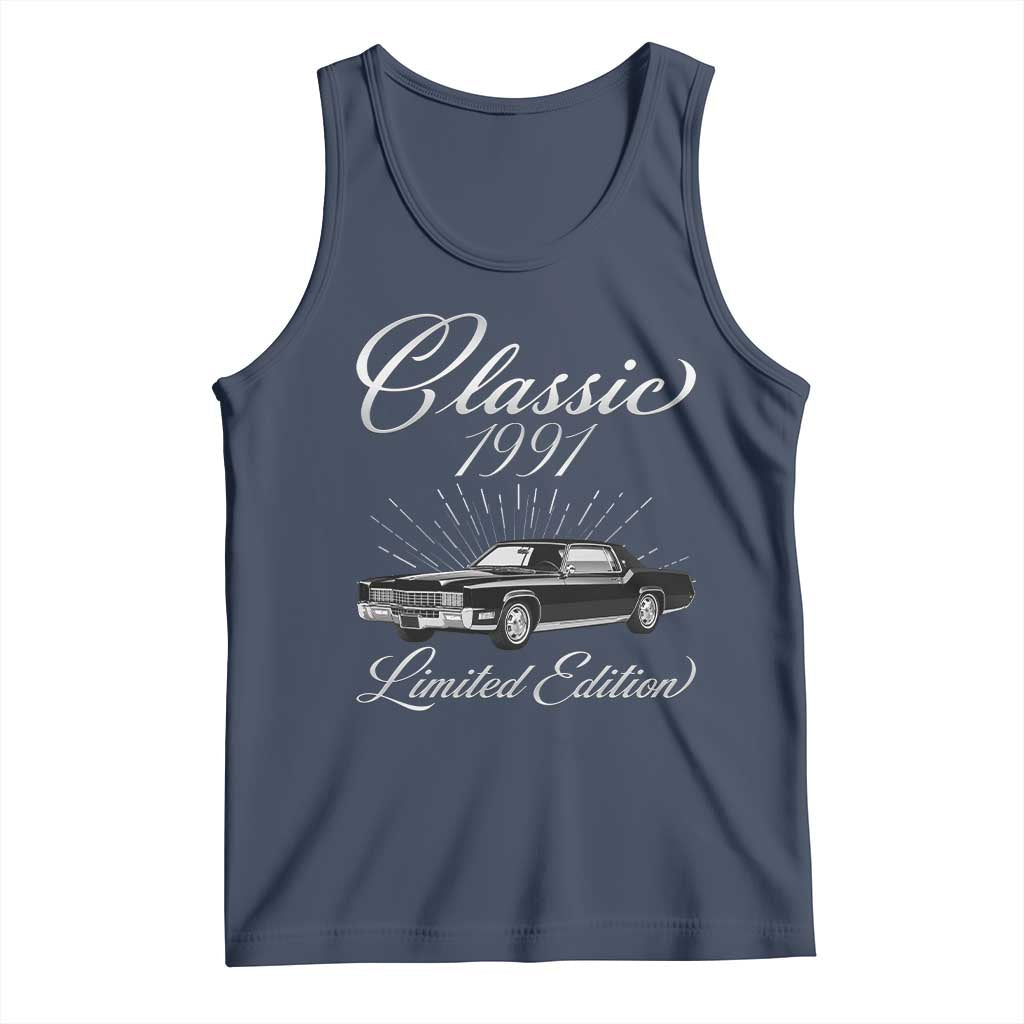 35th Birthday 1991 Limited Edition Tank Top Vintage Classic American Luxury Car