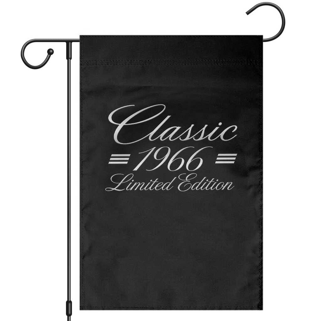 60th Birthday 1966 Limited Edition Classic American Luxury Car Inspo Garden Flag