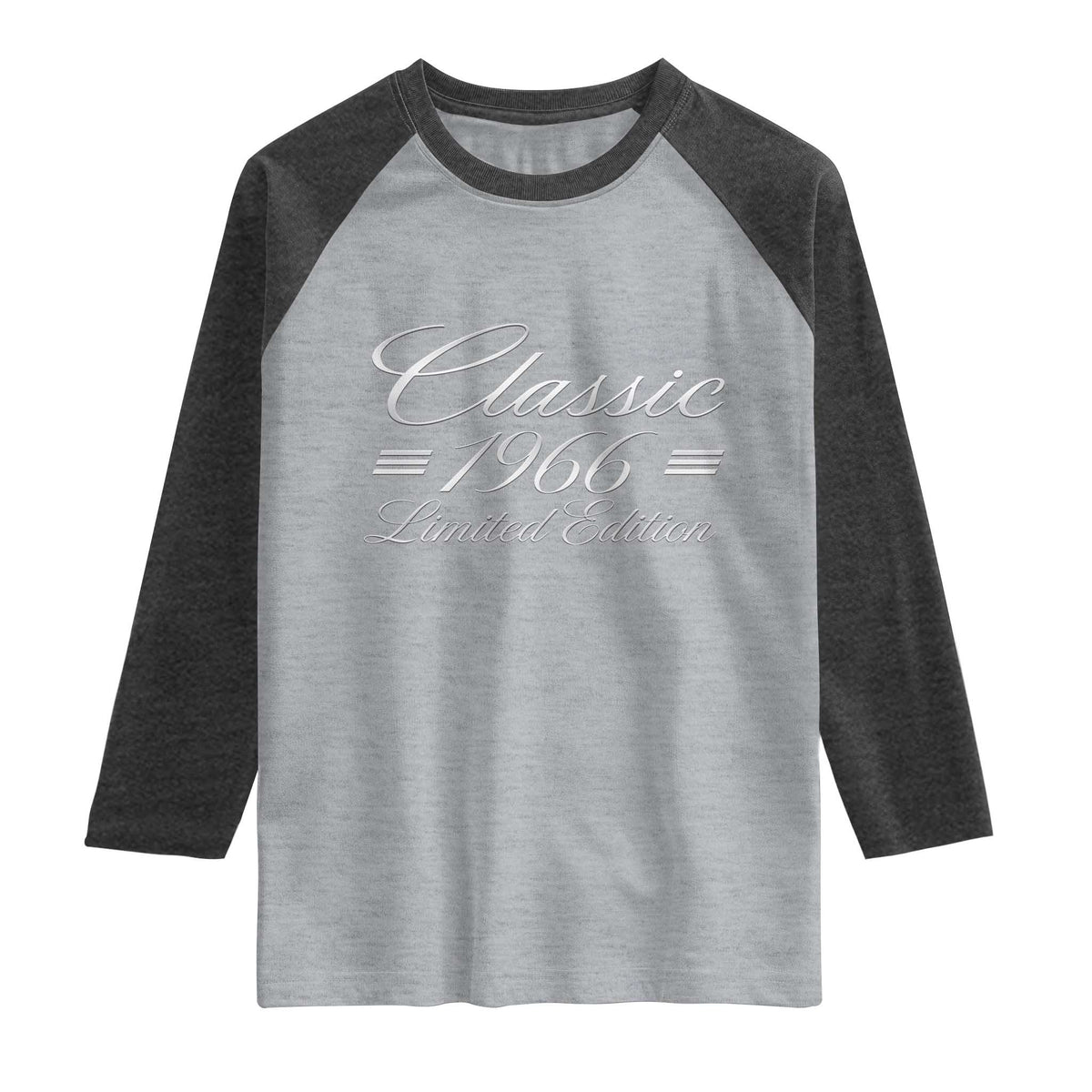 60th Birthday 1966 Limited Edition Classic American Luxury Car Inspo Raglan Shirt