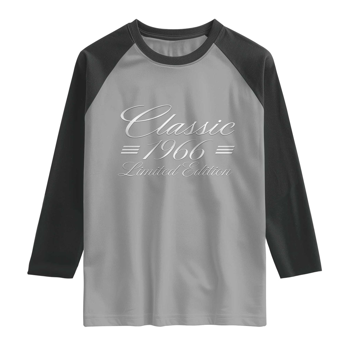 60th Birthday 1966 Limited Edition Classic American Luxury Car Inspo Raglan Shirt