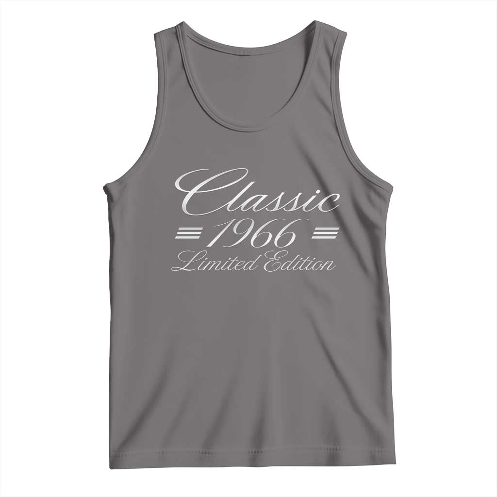 60th Birthday 1966 Limited Edition Classic American Luxury Car Inspo Tank Top