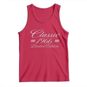 60th Birthday 1966 Limited Edition Classic American Luxury Car Inspo Tank Top