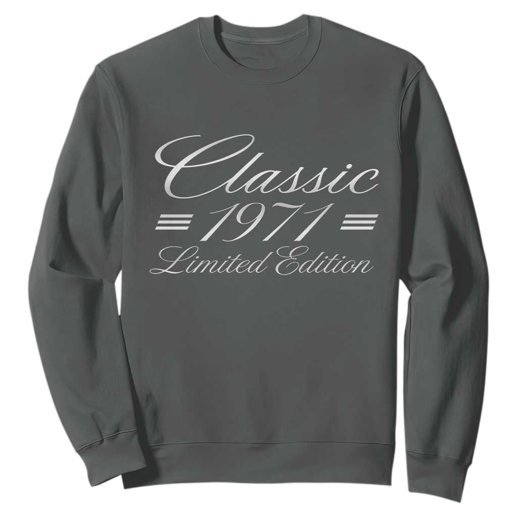 55th Birthday 1971 Limited Edition Classic American Luxury Car Inspo Sweatshirt