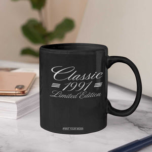 35th Birthday 1991 Limited Edition Classic American Luxury Car Inspo Coffee Mug