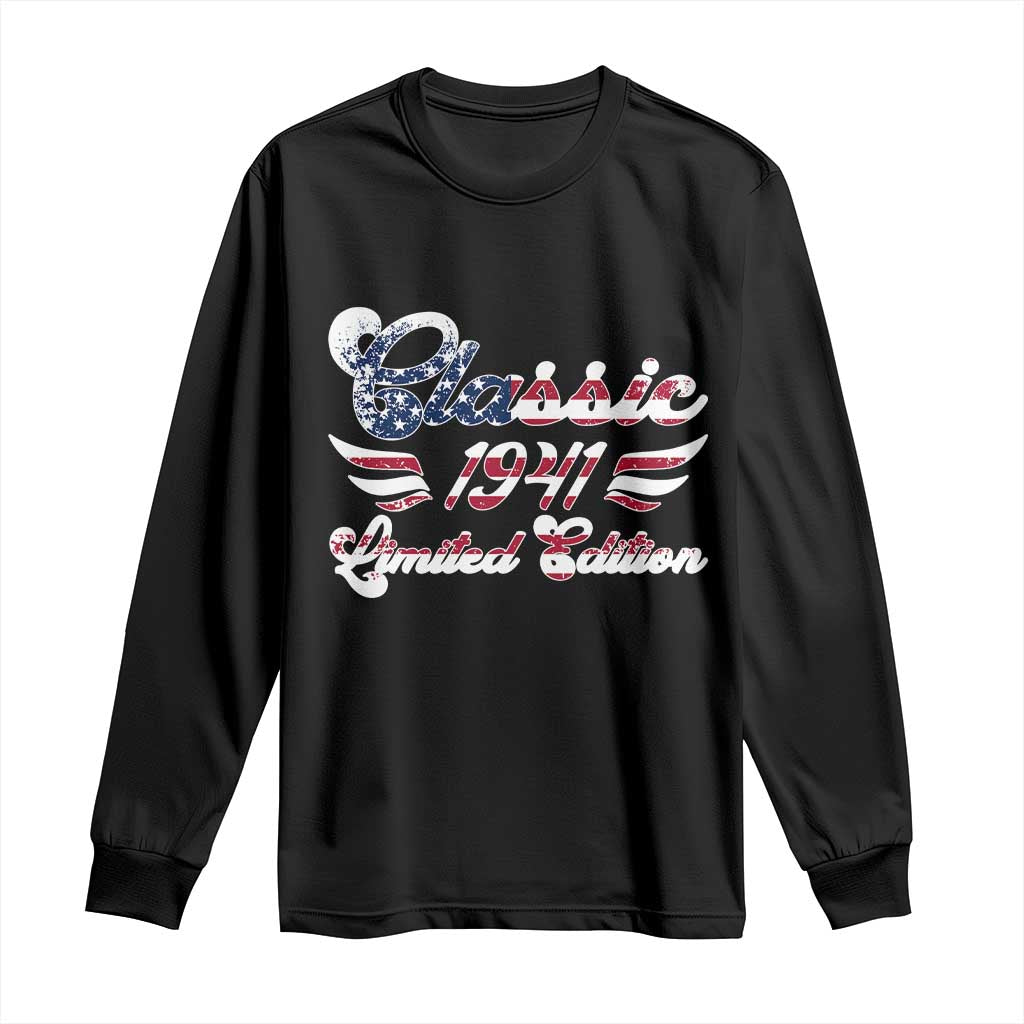 85th Birthday 1941 Limited Edition Classic Pony Car Inspo Long Sleeve Shirt