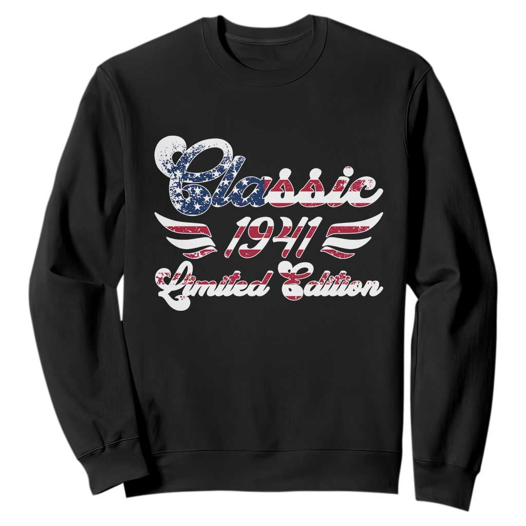 85th Birthday 1941 Limited Edition Classic Pony Car Inspo Sweatshirt