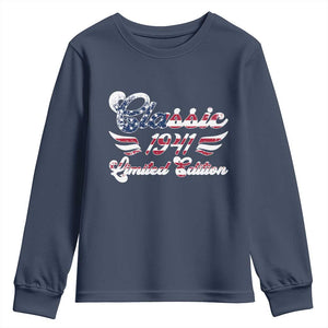 85th Birthday 1941 Limited Edition Classic Pony Car Inspo Youth Sweatshirt