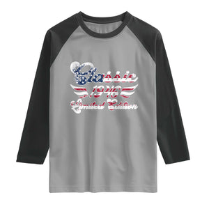 80th Birthday 1946 Limited Edition Classic Pony Car Inspo Raglan Shirt