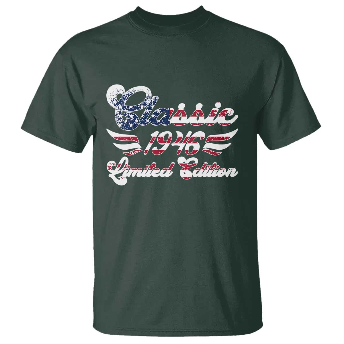 80th Birthday 1946 Limited Edition Classic Pony Car Inspo T Shirt